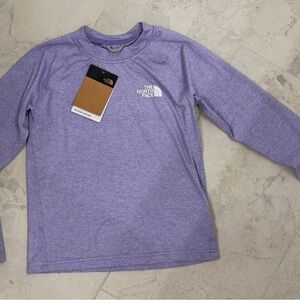 The North Face Kids Lavender Long Sleeve Tee